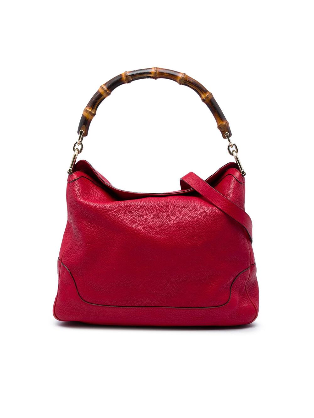 Gucci Calfskin Bamboo Diana Satchel #344682G57B